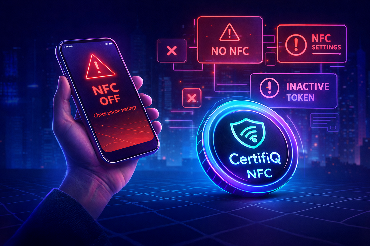 Troubleshooting NFC taps