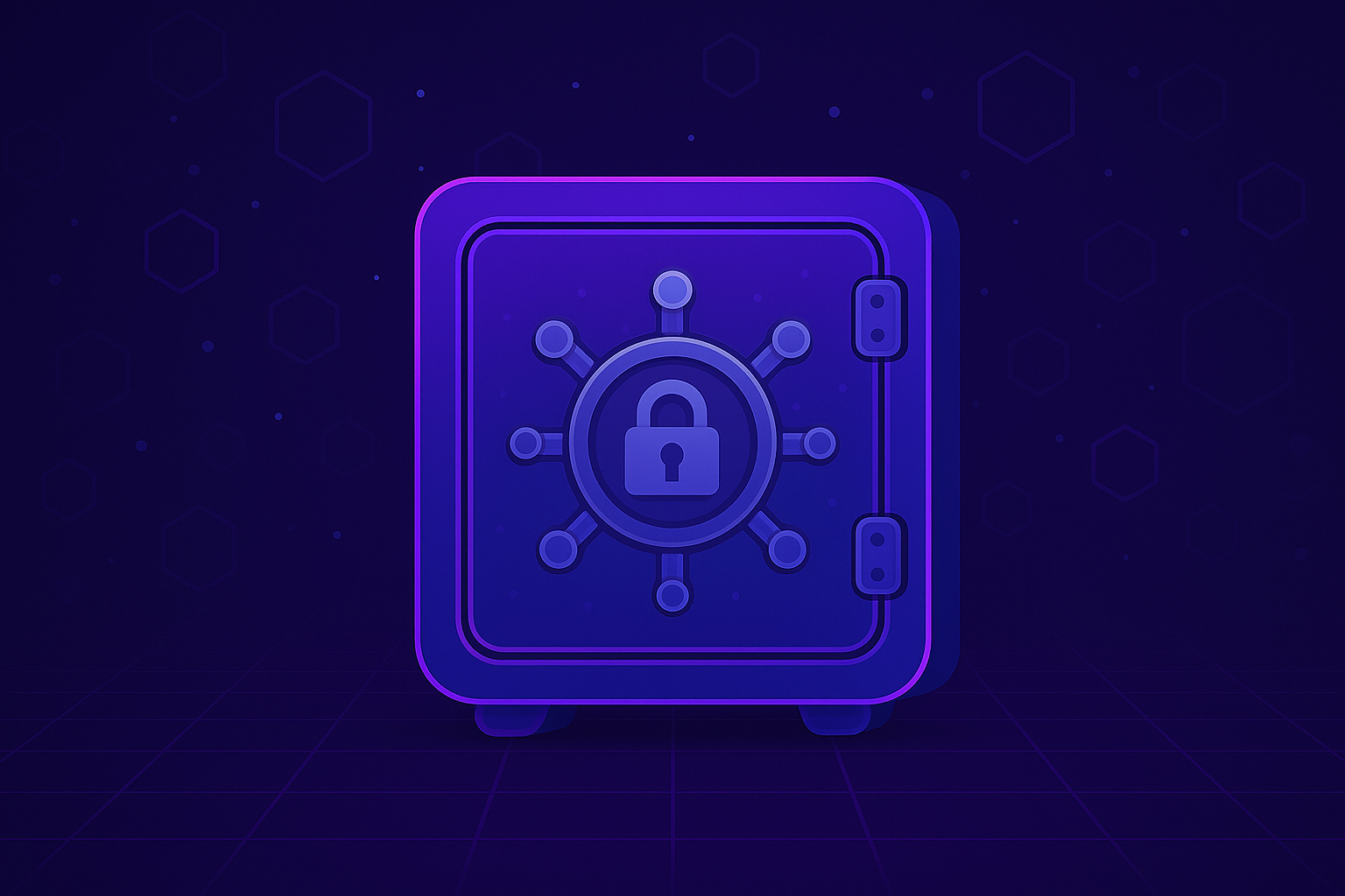 Abstract layered token visual: fixed core with evolving outer layers